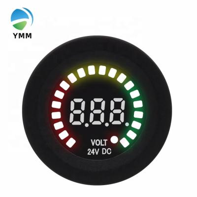 China RV Digital DC Voltmeter 4V-28V DC Car Motorcycle Boat Voltmeter Gauge 3-Digit Red Led Show Digital Voltage Meters for sale