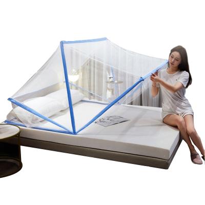 China Folded the new no need to install double mosquito net 2022 for bed king for sale