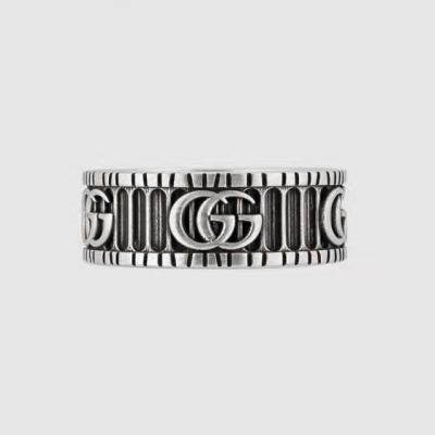 China Manufacturer PUNK Wholesale Men's and Women's Gu.ccii Ring Sterling Silver Double G Brave Love Elves Retro Classic Ring for sale