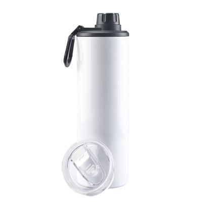 China 20oz Sublimation Flasche Tumbler Sports Water Bottle Stainless Steel Vacuum Flasks And Disposable Empty Thermoses for sale