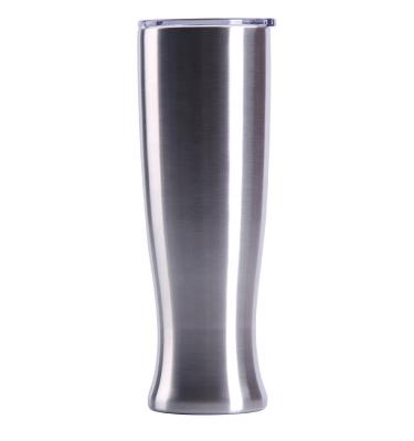 China Durable Stainless Steel Curving Tumblers Wall Insulation Cafe Double Mugs Curve Tumbler With Lid for sale