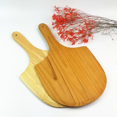 China Sustainable Rubber Wooden Pizza Skin Paddle Form for Homemade Pizza and Bread Baking - Great for Cheese Board, Platter, Pizza Swooping, Wi for sale