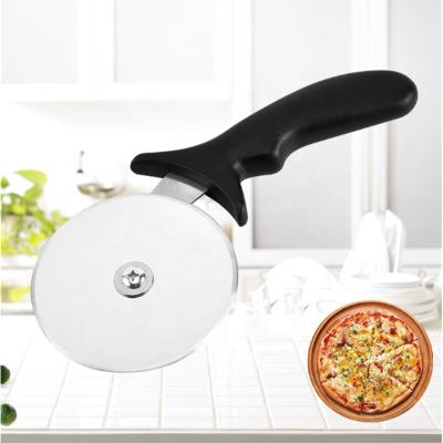 China Durable Stainless Steel Blade Pizza Cutter Wheel Pizza Cutter With Ergonomic Handle Design Pizza Cutter Wheel for sale