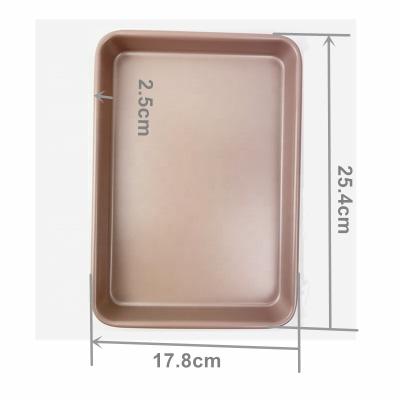 China Selected Premium Stainless Steel 9.5inches Kitchen Mold Non-stick Sustainable Copper Steel Chef Mold for sale