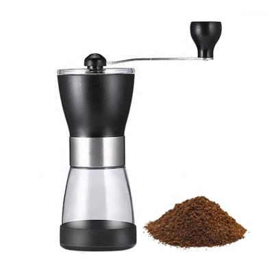 China WITH LID Manual Coffee Grinder Hand Coffee Grinder With Ceramic Burrs for sale