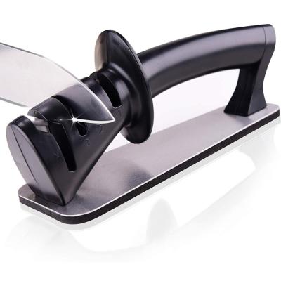 China Viable Kitchen Knife Sharpener 2-in-1 Work Sharp Knife Sharpening 4 Step Diamond Really Works For Ceramic And Steel Knives for sale