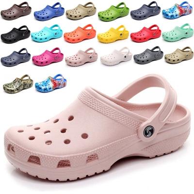 China Massage 2021 New Arrival Men And WomenDuet Sport Clog Eva High Thick Sole Heel Sandal Women Gardening Platform Women Clogs Shoes for sale