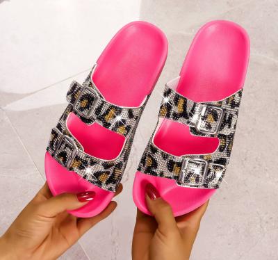 China CUSHIONING OEM Custom Logo Cartoon Pattern With Most Popular Mickey With PVC Slides Sandals For Women for sale