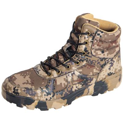 China Wholesale Custom Outdoor Activities TACTICHO Tactical Combat Desert Camouflage Outdoor Rise Shoes Camouflage Brown Tactical Boot for sale