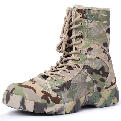 China Wholesale Custom Outdoor Activities TACTICHO Tactical Combat Desert Outdoor Rise Camouflage Shoes Camouflage Camouflage High Top Tactical Boot for sale