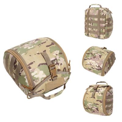 China TACTICHO Multifunctional Camouflage Storage Case For Motorcycle And Bike Helmets Fast Mich Wendy PASGT MOLLE Clamshell Tactical Helmet Bag for sale