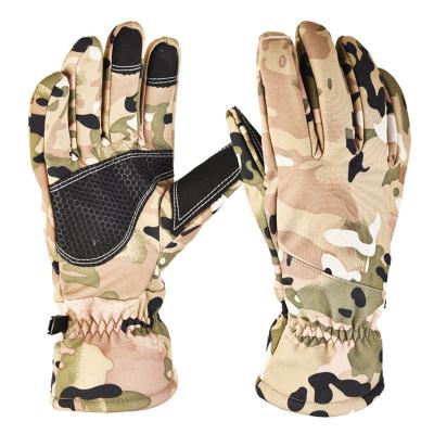 China Ski Gloves Non-Slip Different Winter Anti-Slip Combat Tactical Gloves TACTICHO Multifunctional Waterproof Full Finger Camouflage Finger for sale