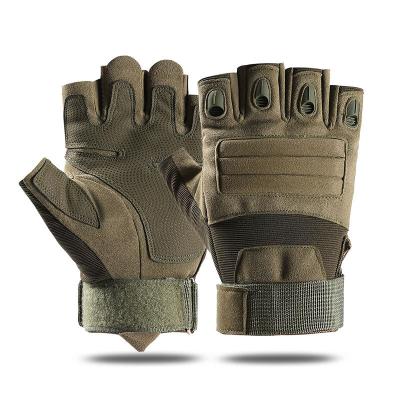 China TACTICHO Multifunctional Hard Knuckle For Outdoor Training Moto Halffinger Fingerless Factory Mounted Hunting Tactical Glove For Sale for sale