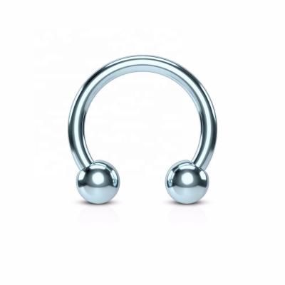 China Cheap CLASSIC 316L Stainless Steel Horseshoes Nose Ring for sale