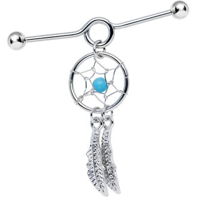 China FASHIONABLE Swing Stainless Steel Body Jewelry Piercing Barbell for sale