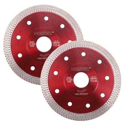 China Hot press tile 105mm 115mm 125mm 180mm 250mm tile cutting turbo dry diamond saw blade disc for china for sale