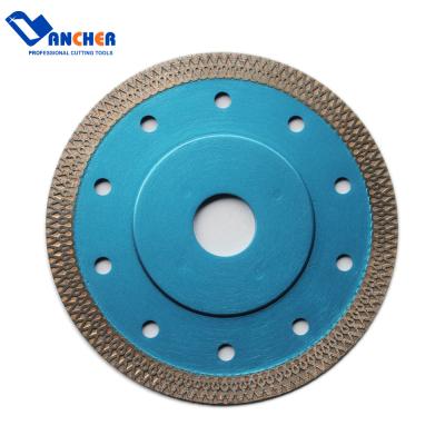 China Ultra Thin Ultra Thin X Turbo Lancher With Flange Cutting Diamond Saw Blade Ceramic Tile for sale