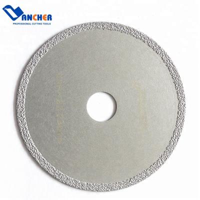 China 300mm Roomy Cutting Continuous Blade Rim Vacuum Brazed Diamond Saw for sale