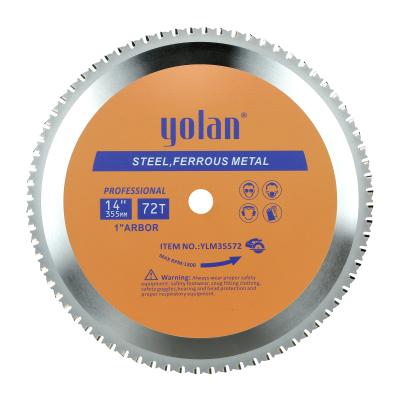 China High Speed ​​Machine Blade Yolan 72T 66T Circular Saw Blade For Metal Cutting Steel Circular Saw Blade for sale