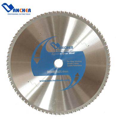 China Aluminum Profiles Lancher Steel T.C.T Saw Blade Cutting 300*80T*25.4mm for sale