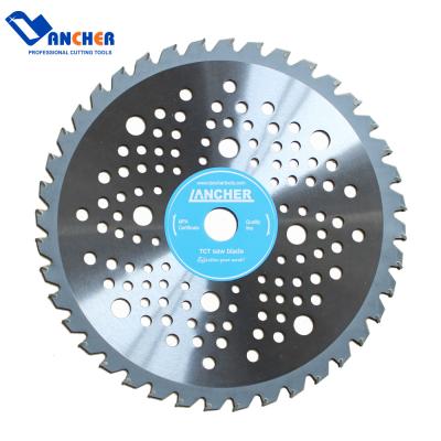 China Suitable for cutting brush and grass. Lancher 40 Teeth Carbide Blade For Brush Cutter Strimmer 25.4mm Bore Diameter 10-Inch for sale