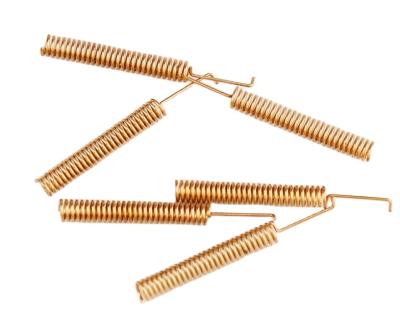 China Phosphor Brass Copper Spring 433MHZ/2.4GHz/5G/315MHz/868MHz GSM Coil Antenna Beryllium Bronze Wire for sale