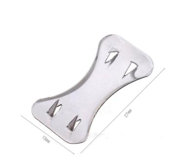 China Guide Bandage Buckle Bandage Fastening Butterfly Special Buckle Four-tooth Buckle Plum Blossom Aluminum Clasp Hook for sale