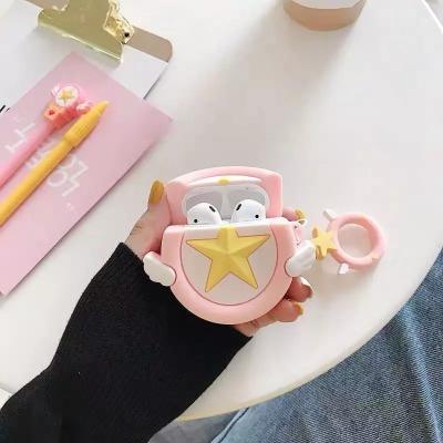 China 2019 hot sale cute case 3d cartoon cute cases for airpods silicone cover,pink case for airpods for sale