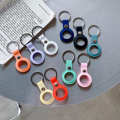 China Wholesale Hot Popular Anti-lost Tracker Key Silicone Key Chain Cover Device Suitable For Apple Airtags Case for sale