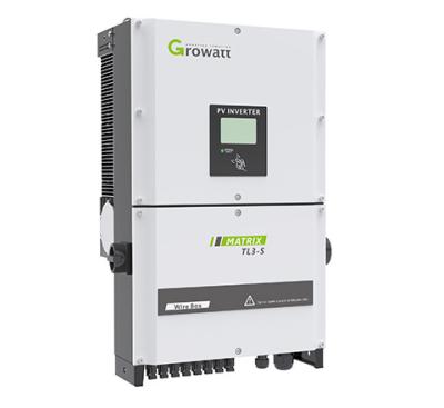 China Three Phase Commercial Rooftop Inverter Growatt 20kw 25kw On Grid Solar Power Inverter 20kva 25kva Rooftop Solar Inverter for sale