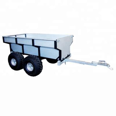 China Brand New Truck Trailer ATV/Quad/Tractor Tipping Trailer With Box for sale