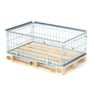 China Stackable metal pallet cage 1200x800xH420 for Europe for sale