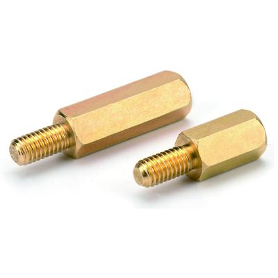 China M3 M4 M5 Hex Brass Male Female Threaded Standoff for sale