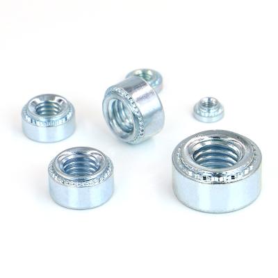 China Automotive industry precision custom knurled m10 threaded tuck press nut for car for sale