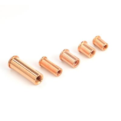 China Steel Threaded Insert Stud Bolt Copper Coated Welding for sale