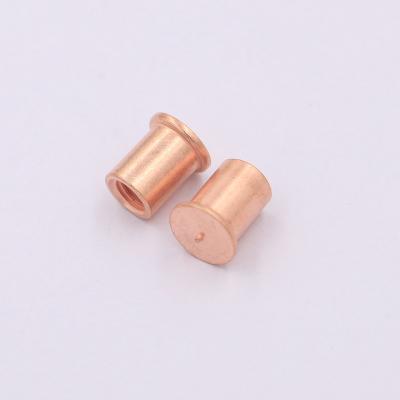 China Chinese Manufacture Industry Alloy Copper Threaded Spot Welding Round Head Stud Screw Used For Mechanical Industry for sale