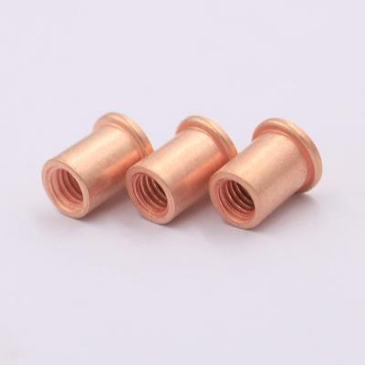 China Industry Customized Copper Coated Female Insert Stud Weld Standoff Welding For Mechanical Engineering for sale