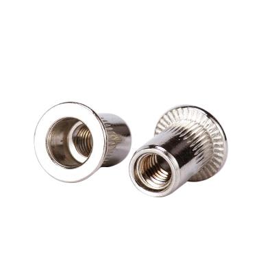 China Heavy industry China supplier grab thro rivet nut with vertical grain for furniture for sale