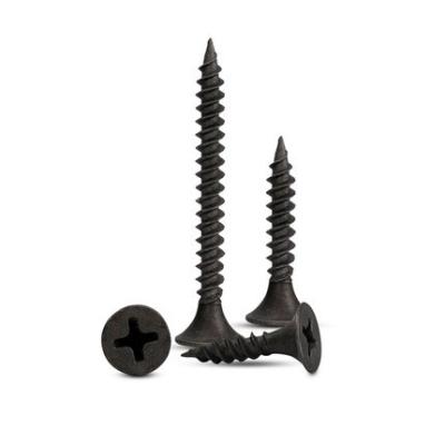 China Cheese China Steel Black Plated Drywall Screw For Wood for sale