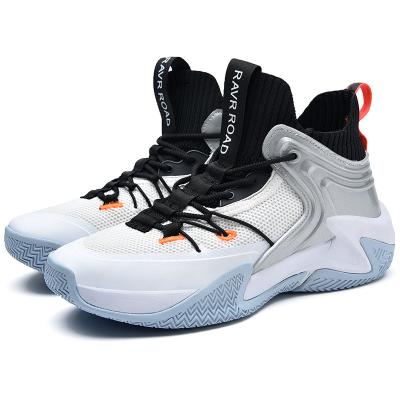 China Fashion\Comfortable Sport\Durable Shoes Large Size Fashion Comfort Style Basketball Shoes Male Non-Slip Cut Out Men High Tops Hot Sneakers Custom for sale