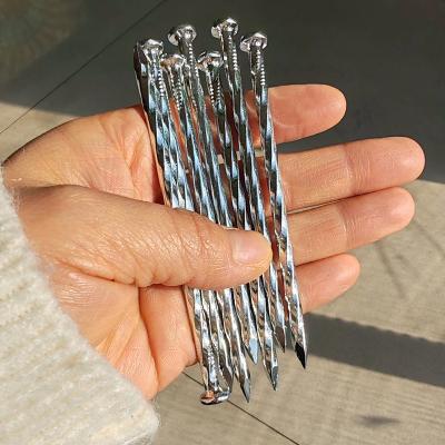 China Electro Galvanized Steel Concrete Nails Angular Spiral 1.3mm-12mm Head Diameter for sale