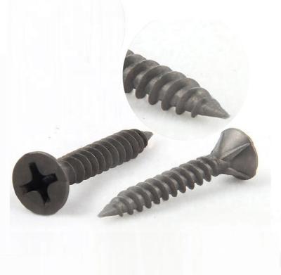 China Black Drywall Screw Bugle Head Plastic Zinc Plated Screws For Gypsum Board for sale