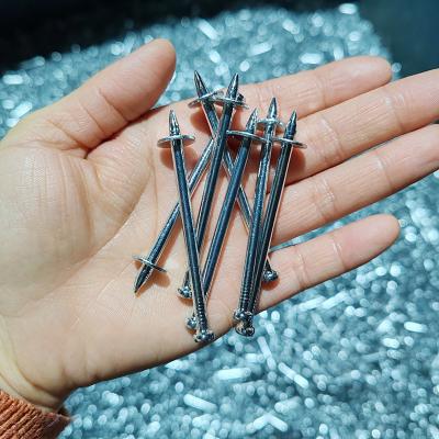 China Drive Pin Shooting Nail Gun Nails Zinco revestido com cor prateada à venda