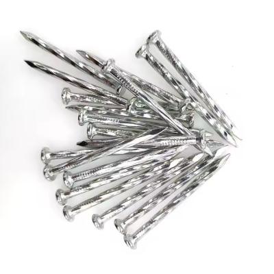 China Diamond Point Galvanized Construction Nails For Construction Material Use for sale