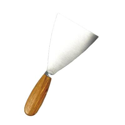 China Factory Hot Sale High Quality Stainless Steel Paint Putty Knife With Handle Stainless Steel Wood Scraper for sale