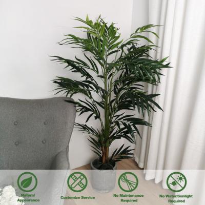 China Wholesale Artificial Areca Palm Tree Decoration Areca Tree Plant Customized Artificial Plants Indoor Plant Bonsai for sale