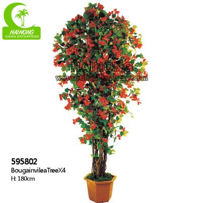 China Look Real Small Artificial Plants In Pots With Flower Tree for sale