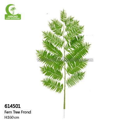 China Wiind Resistance 160cm Artificial Tree Branches , Plastic Fern Leaves Realistic for sale