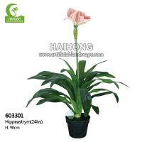 Китай Красочный декоративный 90cm пластиковый искусственный в горшке цветок Hippeastrum продается