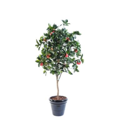 China Red Party Park Decoration Artificial Apple Tree 190cm Height for sale